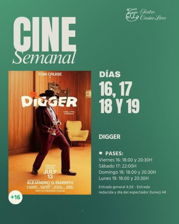 Cine Digger 16, 17, 18 y 19 de octubre en Santoña